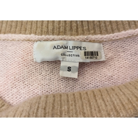 Adam Lippes Collective Patchwork Crewneck Sweater Size Small - Picture 7 of 8
